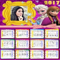 calendario-online-2017-personalizado-gratis-frozen