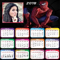 moldura-para-fotos-calendario-2018-do-homem-aranha