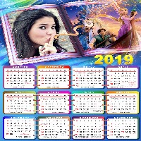 montagem-de-fotos-em-calendario-2019-com-rapunzel