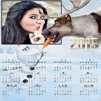 montagem-de-foto-em-calendario-frozen-2015