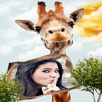 moldura-engracada-com-a-dona-girafa