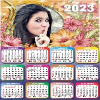 calendario-2023-floral-com-foto-gratis