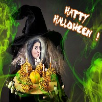 bruxa-de-halloween-fotomontagem