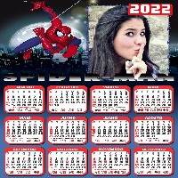 foto-moldura-homem-aranha-com-calendario-2022