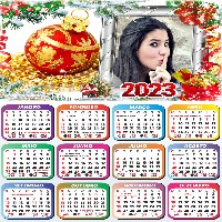 calendario-2023-enfeite-de-natal-com-foto-personalizada