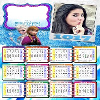 moldura-infantil-calendario-frozen-2017