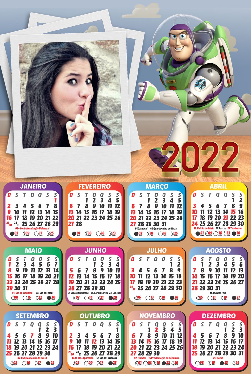 montar-foto-em-calendario-2022-buzz-lightyear