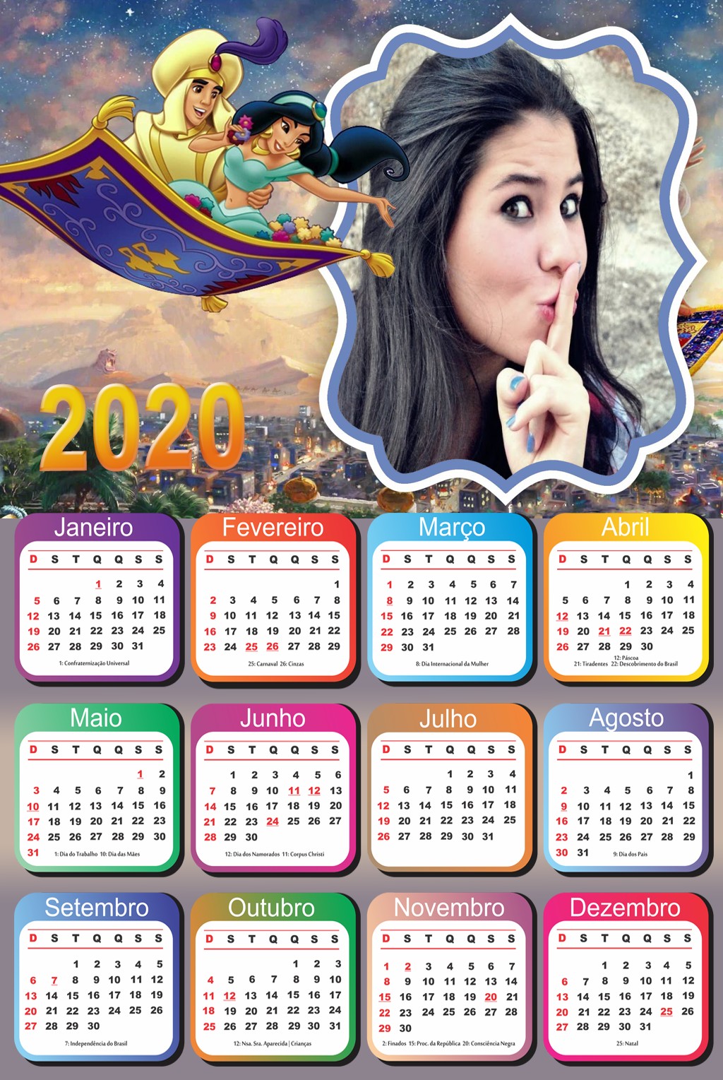 moldura-calendario-2020-aladdin-com-foto
