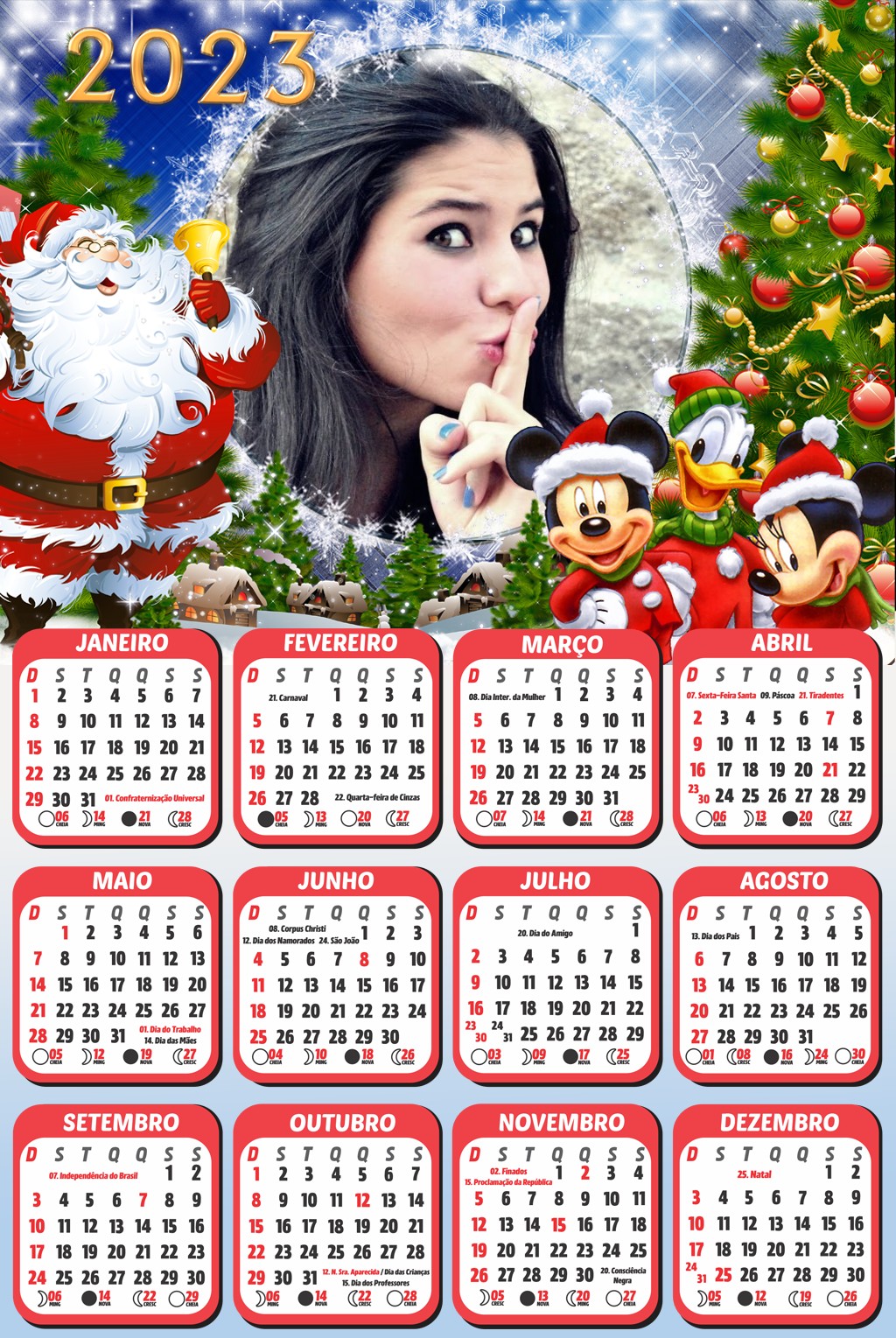 calendario-2023-feliz-natal-com-foto-disney