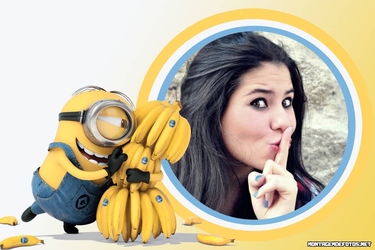 moldura-efeito-para-fotos-com-minion-e-bananas