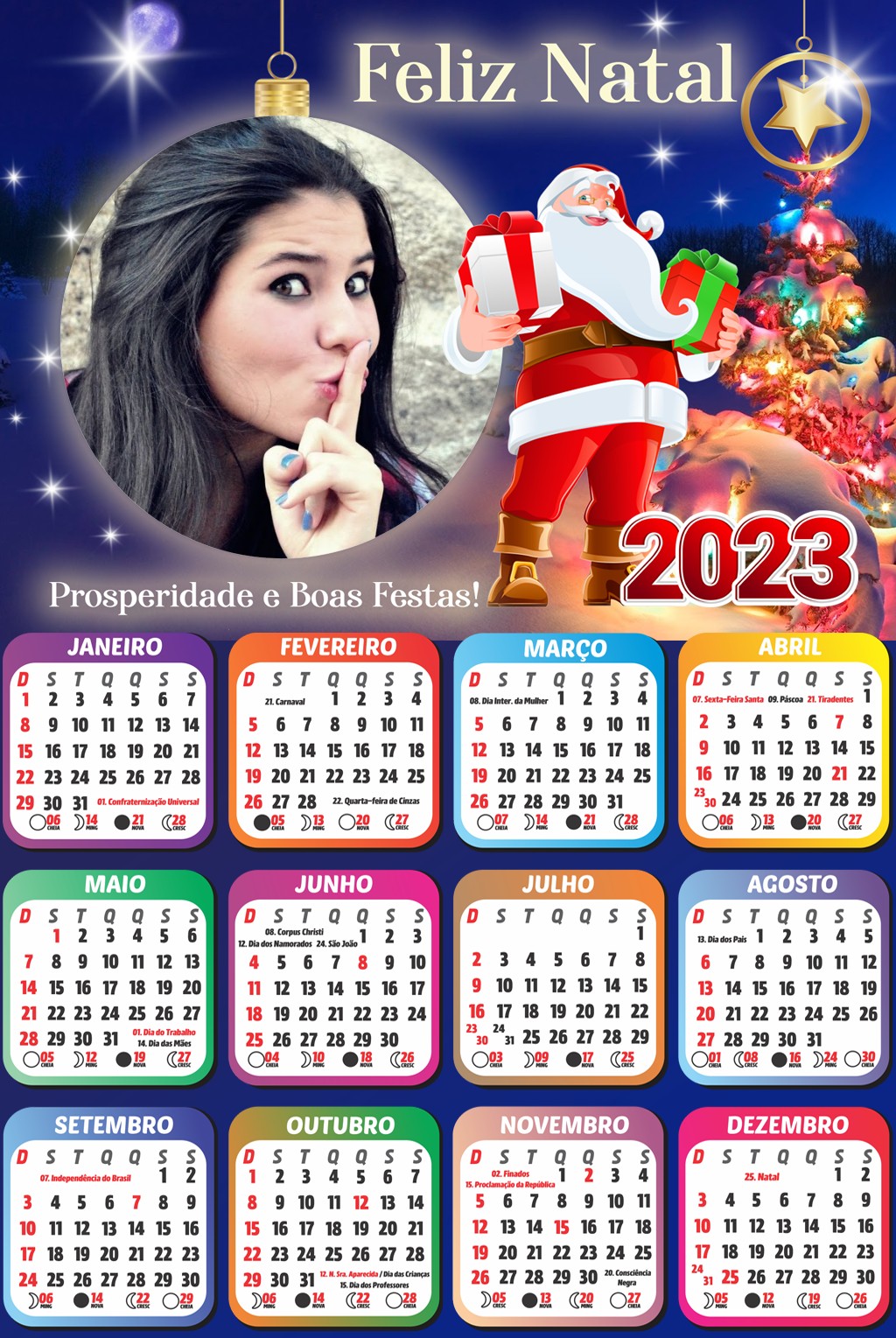 emoldurar-foto-calendario-2023-feliz-natal