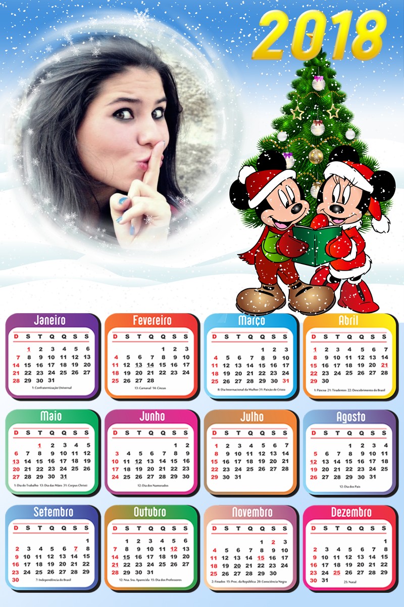 calendario-2018-moldura-mickey-e-minnie-mouse-no-natal