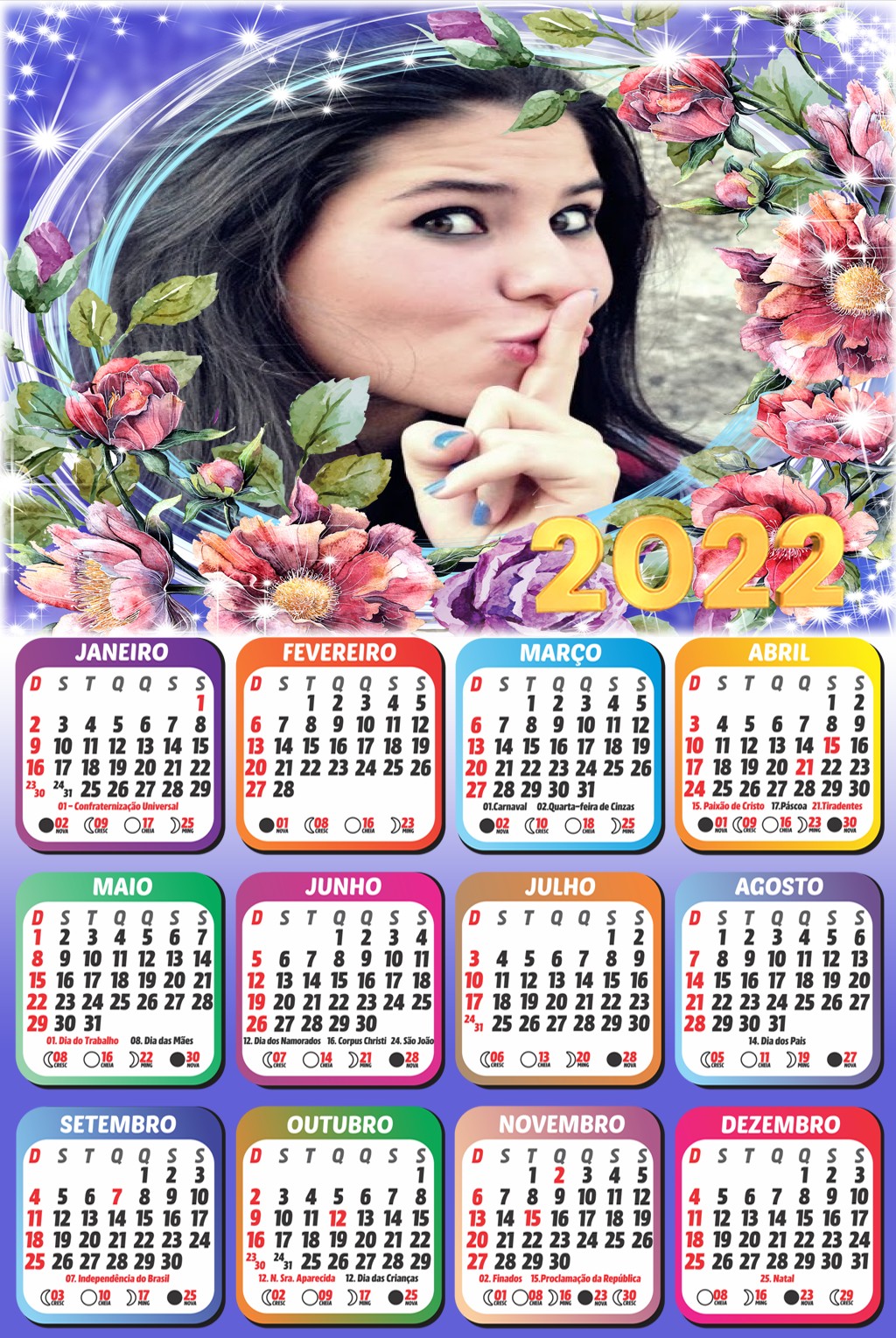efeito-para-fotos-floral-com-calendario-2022