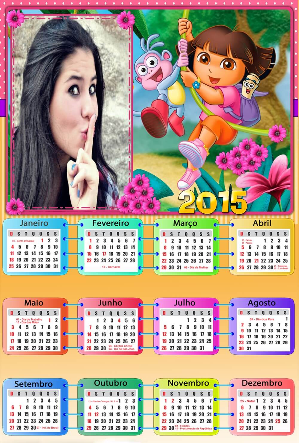 fotomontagem-em-calendario-png-2015-dora-aventureira