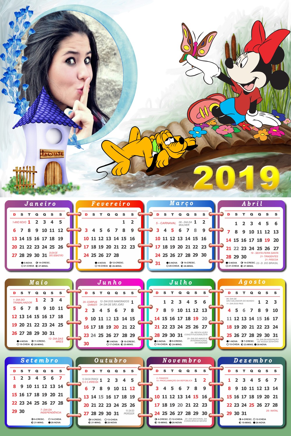 montagem-de-fotos-online-em-calendario-2019-com-minnie