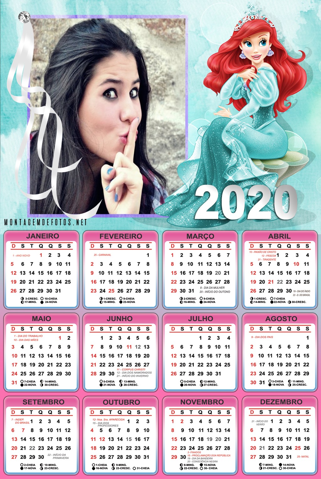 montagem-de-fotos-em-calendario-pequena-sereia-2020