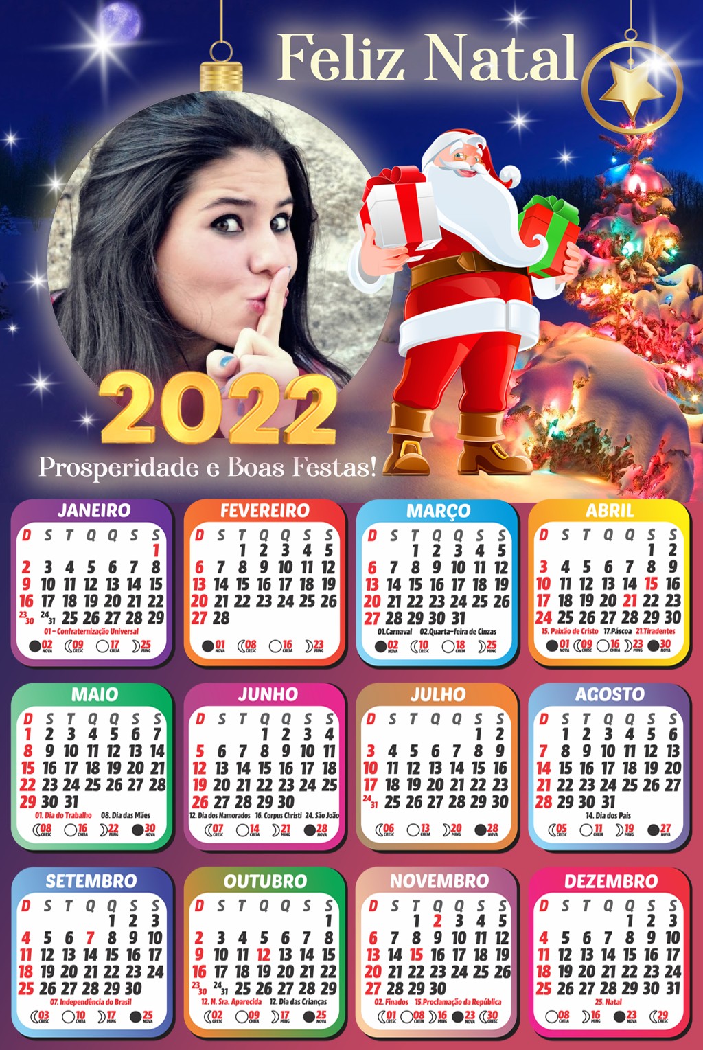 foto-com-calendario-2022-enfeite-de-natal