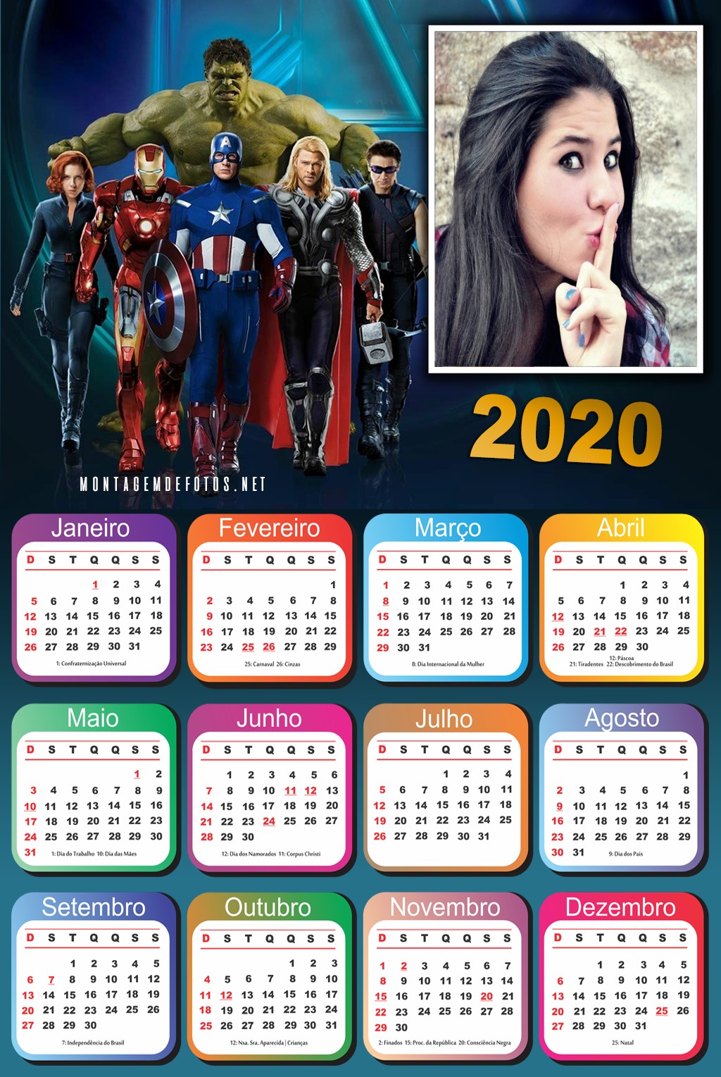 foto-calendario-os-vingadores-2020