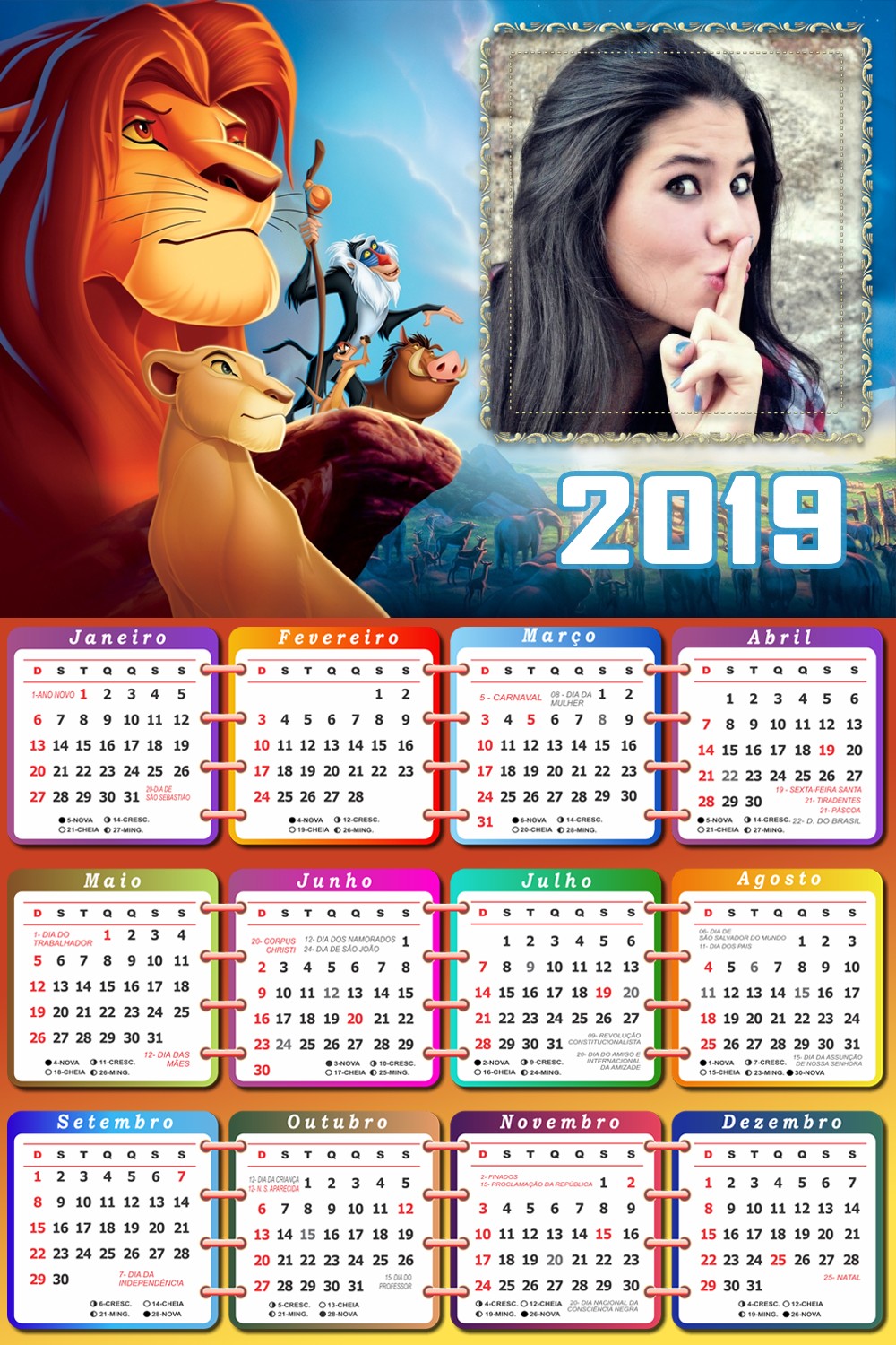 moldura-calendario-2019-o-rei-leao