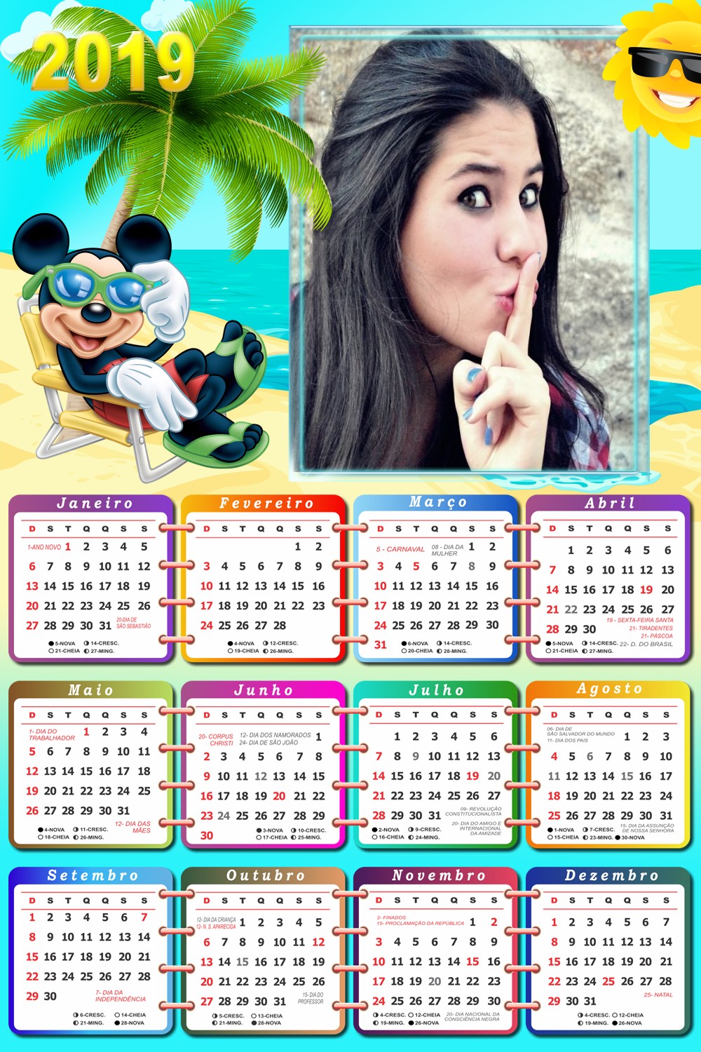 calendario-2019-modlura-mickey-na-praia