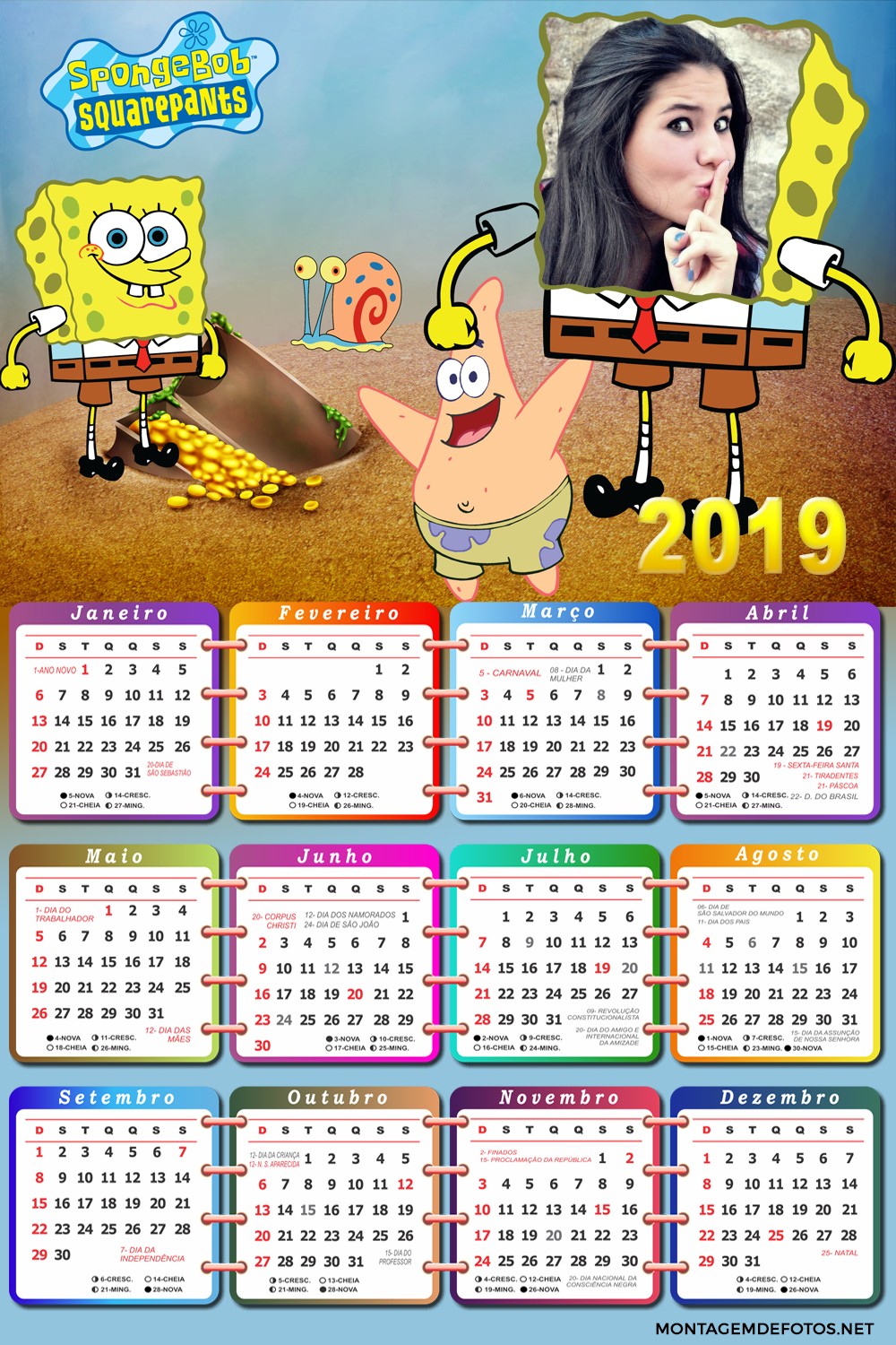 moldura-para-calendario-2019-com-bob-esponja