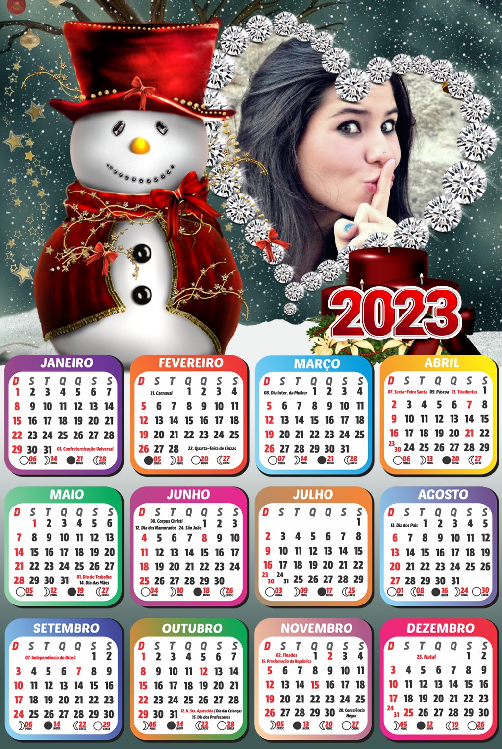 foto-colagem-boneco-de-neve-calendario-2023